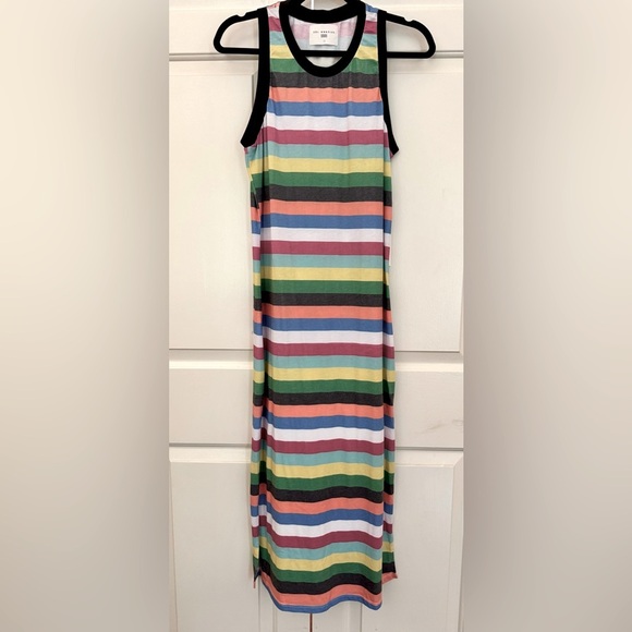 Sol Angeles NWT Sz M “Samba” Colorful Striped Sleeveless Midi Dress - Picture 4 of 4